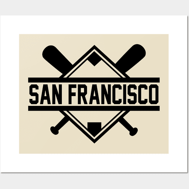 San Francisco Diamond Alternate Wall Art by CasualGraphic